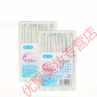 益口佳牙线扁线牙线棒50支x2盒剔牙垢不伤牙龈牙线签包装口臭去渍