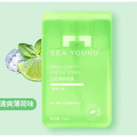 韩缪水蜜桃清新喷雾抖音同款 韩缪水蜜桃口气喷雾 男女士便携口腔清新剂除口持久型