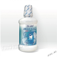 卫思达植物多肽漱口水漱口水去中的贝基Dr.obb漱口水洁净去牙渍清洁口腔去本不含酒精WanR 白色 350mL