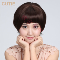 娇滴滴假发 女头顶补发片隐形刘海 头顶补发块无痕增发加厚齐刘海