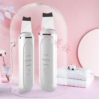 超声波洁面仪超声波清洁仪离子洁面铲皮机去黑头铲粉刺导入仪脸部提拉 白色