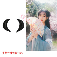 古装假发全套组合汉服襦裙发髻牛角假发垫发片麻花包飞天舞蹈假发