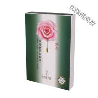 玫瑰花瓣精粹面膜膏秀里康园 玫瑰精纯面膜贴亲肤超细纤维膜深层补水减少细纹蚕丝