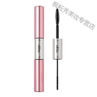 睫毛定型液UKISS双头睫毛膏防水纤长卷翘细刷头极细不晕染不脱妆防水女打底 黑色
