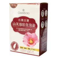 圭宝山芙蓉泡泡染 生态天然植物鲜花3d泡泡染发膏焗油不刺激温和染护润色膏染发剂遮白发