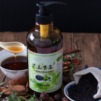 瑶天香黑米首乌本洗发露[正品]黑米首乌植物本洗发露控油迷迭香皂角洗发水