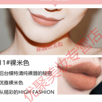 李佳奇的口红秋冬色摩卡奶茶色口红裸色系哑光自然李佳奇素颜浅色淡色