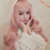 二次元动漫假发女长发蓬松时尚化妆假毛原宿浪长卷发