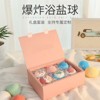60g气泡弹礼盒 浴盐爆炸球 沐浴球泡澡球气泡弹 6颗/盒
