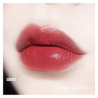 gogotales戈戈舞唇釉哑光焦糖巧克力104#红棕调豆沙西瓜显白口红~