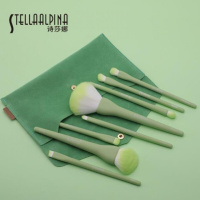 诗莎娜化妆刷糖果色化妆刷套装全套散粉刷腮红刷粉底刷子化妆工具眼影刷