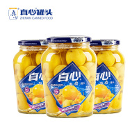 真心罐头海棠罐头新鲜糖水水果罐头健康食品味美880g*3罐