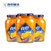 真心罐头健康食品糖水水果罐头橘子桔片罐头休闲零食880g*3罐