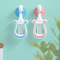 婴幼儿童宝宝牙刷万根软毛1岁以上可用小提琴可爱牙刷带牙刷挂架挂壁式