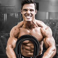 臂力器家用健身器材臂力棒男士扩胸器20-50kg锻炼腹肌不变形 电镀款送手套+收纳袋 60kg