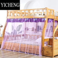 YICHENG上下双层床子母床蚊帐家用2022新款梯形不挡书架1.5米下铺免安装
