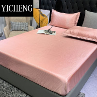 YICHENG千鸟格床单床笠款夏季可水洗折叠空调席1.5/1.8m