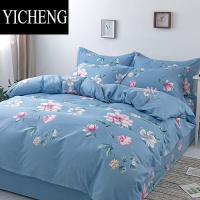 YICHENG2米四件套100床上用品被套2.2x2.4米180x220床单双人秋冬