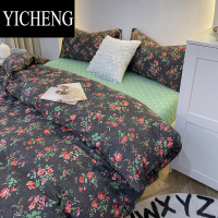 YICHENG网红四件套床上100床单春夏北欧简约被套1.8m床笠三4件套