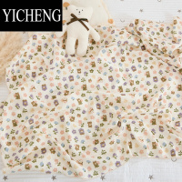 YICHENG双层婴儿夏天薄款被子包巾宝宝空调被纱布夏季盖毯儿童毛巾被