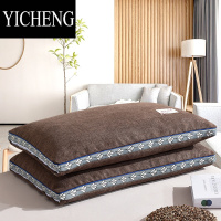 YICHENG全荞麦壳枕头枕芯男单人宿舍硬枕芯带枕套单个荞麦皮护颈椎