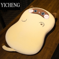 YICHENG猫咪护颈椎肚皮整记忆棉枕头儿童枕芯宿舍学生卡通夏季枕套