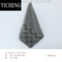 YICHENG抹手巾加大加厚AB纱挂绳小毛巾轻奢精梳吸水方巾洗脸手帕