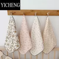 YICHENG纱布毛巾婴儿洗脸新生儿童专用超软擦脸小方巾宝宝洗澡巾