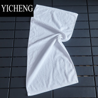 YICHENG白色毛巾宾馆酒店足浴美容院专用加大厚吸水面巾定制OGO