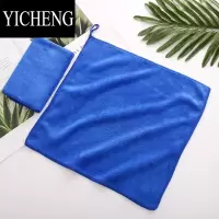 YICHENG10条装新款纯色清洁抹布加厚不易掉毛家政厨房擦头发玻璃纳米毛巾