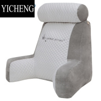 YICHENG夏季加高冰豆豆床头靠垫靠枕沙发抱枕卧室客厅软包腰靠垫靠背垫