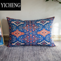 YICHENG原创复古厚麻长条抱枕可定制带芯民族风双面长靠枕波西米亚靠垫