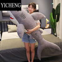 YICHENG鲨鱼抱枕男生款睡觉超大号床上抱着睡觉的布娃娃公仔玩偶毛绒玩具