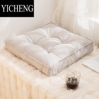 YICHENG侘寂风 办公室棉麻椅子坐垫四季通用透气沙发垫卧室防滑飘窗垫