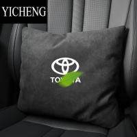 YICHENG适用来汽车抱枕被可定制凯美瑞汉兰达卡罗拉腰靠枕两用折叠