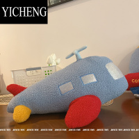 YICHENG火箭抱枕航天飞机玩偶儿童飞碟布娃娃宇航员公仔毛绒玩具男孩礼物