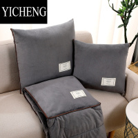 YICHENG加厚多车载抱枕被子两用车用汽车四季通用二合一靠枕午睡毯