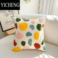 YICHENG蔓越家 ins网红款小花抱枕抱枕套客厅沙发靠垫样板间靠枕套