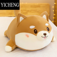 YICHENG圆球柴犬抱枕女生睡觉超柔软毛绒玩具小狗布娃娃玩偶床上安抚礼物