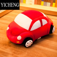 YICHENG创意仿真小汽车毛绒玩具公仔布娃娃可爱抱枕儿童生日礼物男孩模型