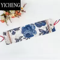 YICHENG(枕套/不是枕头)棉老粗布颈椎枕头荞麦糖果圆形枕套圆柱枕套耐用