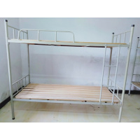 寝室用上下层钢架木板床(需定制款)