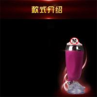 吉祥小炮免提飞机杯男用带吸盘可固定便捷式吸附自慰卫器阴道处女夹吸手动 粉色+润滑油20袋+避孕套20个
