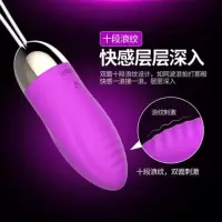 吉祥小炮跳蛋女性高潮激情学生情趣性用品强震无线充电遥控跳蚤自慰器 浪涌粉色遥控款+USB双跳蛋+震动棒+礼包