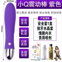 吉祥小炮自慰震动棒女性用品高潮成人情趣充电防水工具玩具器跳蛋 紫色套餐9