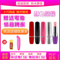 吉祥小炮情趣口红女用吸吮具宿舍高潮神器学生隐蔽便携震动振动棒跳蛋 经典口红+海豚跳蛋+电池