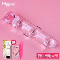 吉祥小炮成人情趣仙女水晶按摩棒透明阳具自慰器可爱肛塞尾巴后庭开发女用 爱心密钥大号+送润滑1瓶+套套3只+海豚震动棒