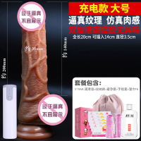 吉祥小炮女用品自卫慰器按摩棒调情性工具仿真阴茎假阳具女性自慰玩具情趣 充电款大号+礼品包