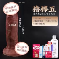 吉祥小炮自慰器女性用品超大粗种马仿真假阳具炮机阴茎可插入情趣用具成人 撸棒5号(长17.5cm,直径4.0cm)+女神大