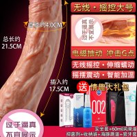 吉祥小炮电动震动女性用假男人生殖仿真器狼牙棒阳具性玩具性用工具假阴茎 [无线遥控]全能中号 女神6礼包